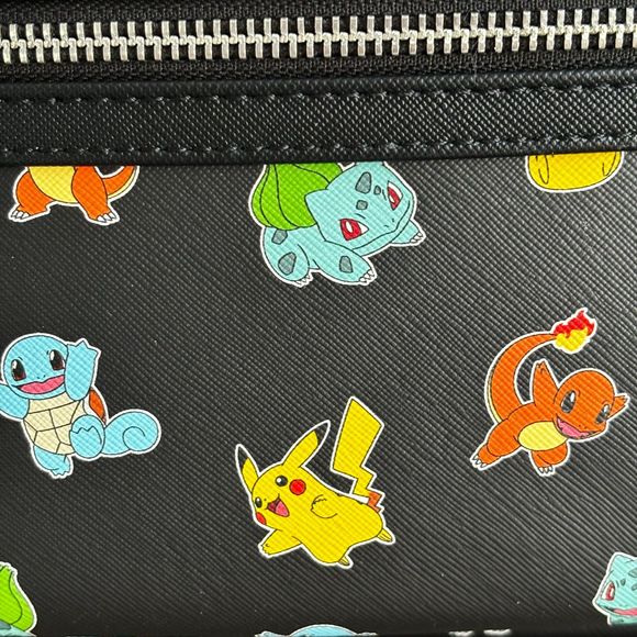 Loungefly x Pokemon Starters Mini Backpack Black - Picture 6 of 11